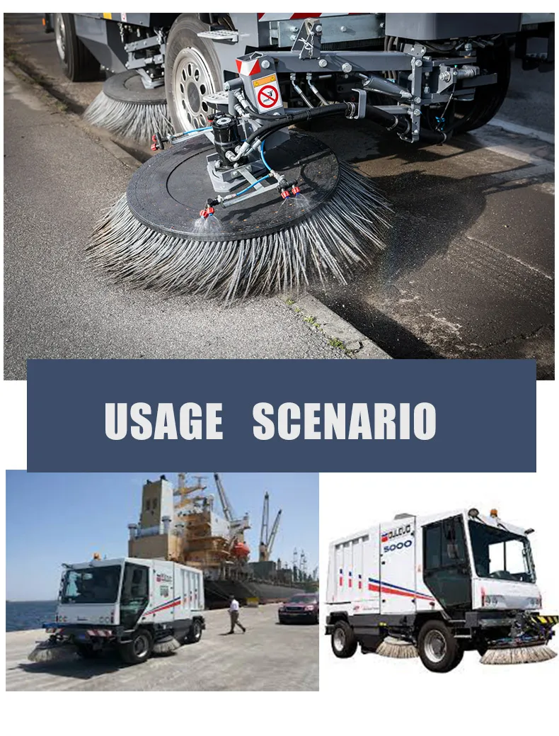 Usage Scenario Of Road Sweeper Side Broom