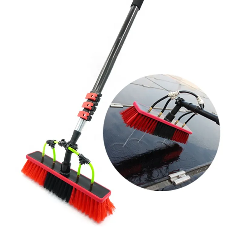 Multifunctional Water Fed Solar Panel Cleaning Brush 05