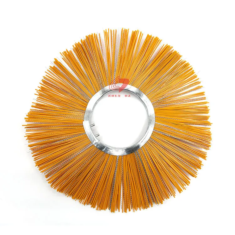 Convoluted Wafer With PP/Steel Wire Bristles