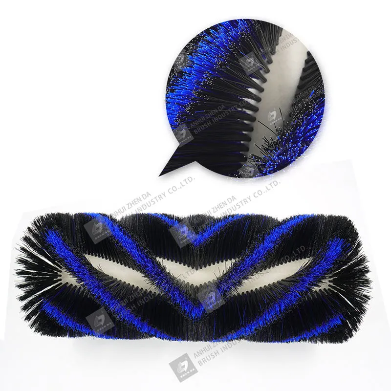 Custom Black And Blue Tube Broom 02