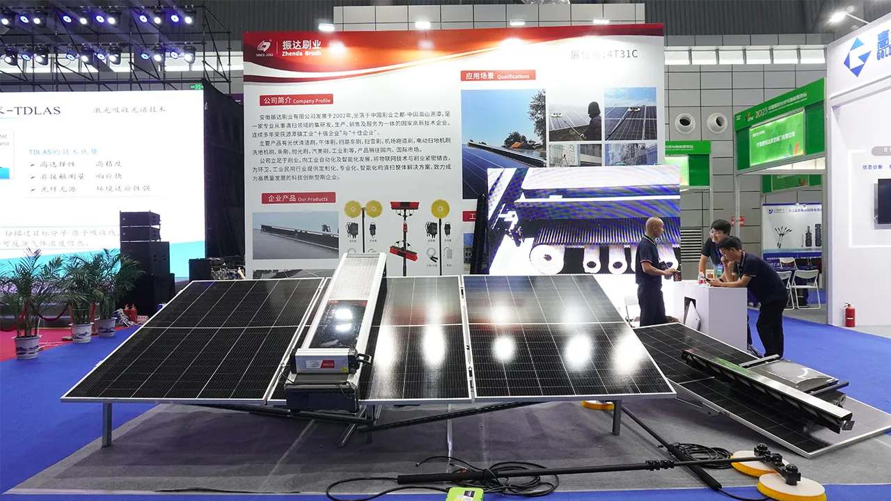 Solar Panel Cleaning Robots Produced By Zhenda Brush