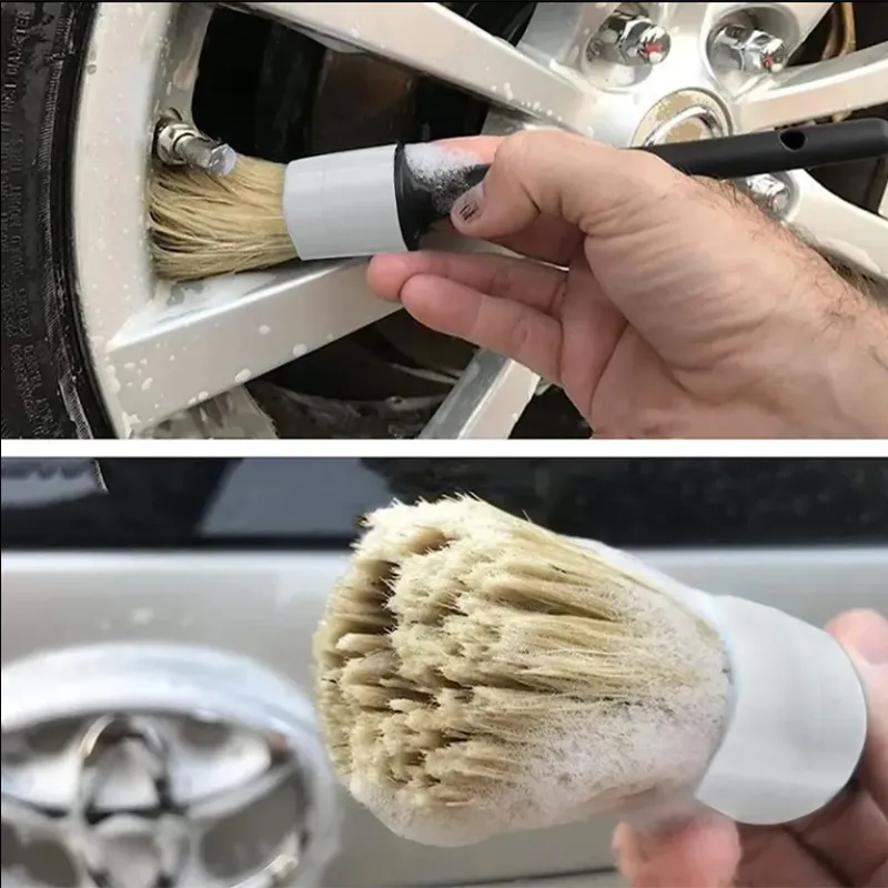 Boar's Hair Car Detailing Brush Set
