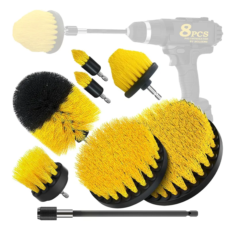 8 Pcs Drill Brush Kit