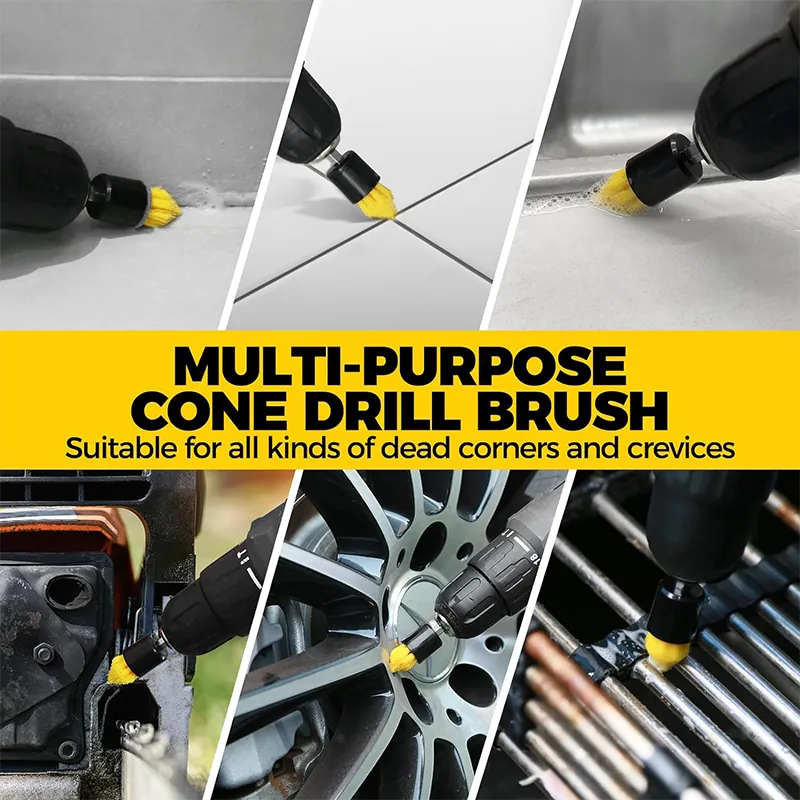 8 Pcs Drill Brush Kit